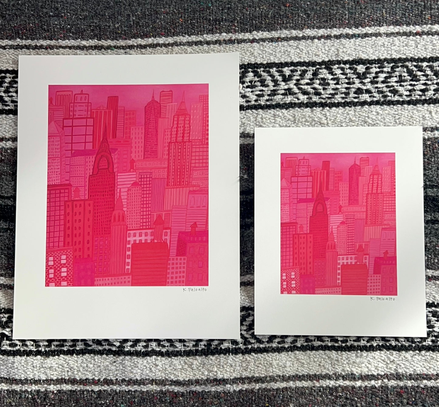 A Pink Perspective Print