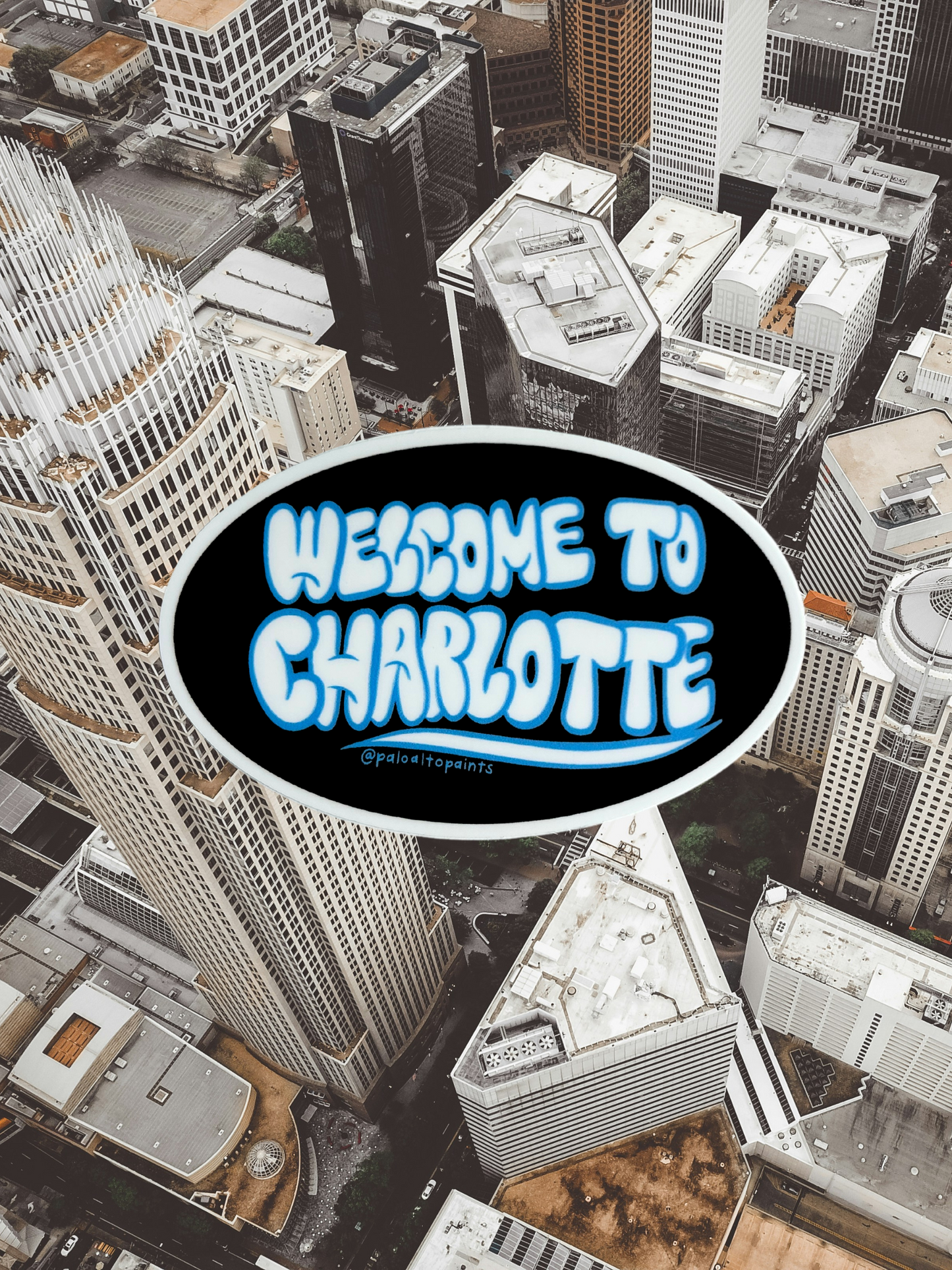 Welcome to Charlotte Sticker